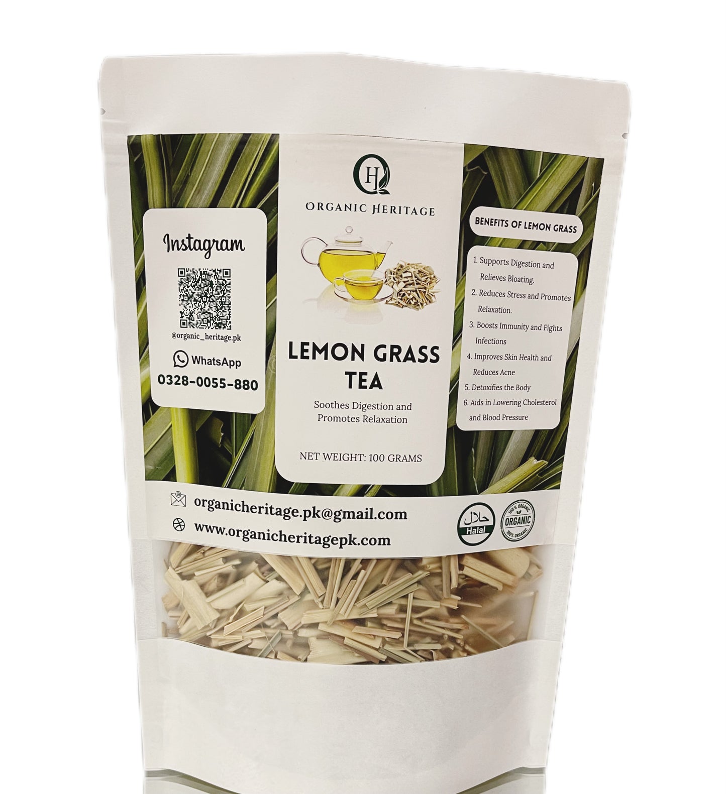 Organic Heritage Lemongrass Tea