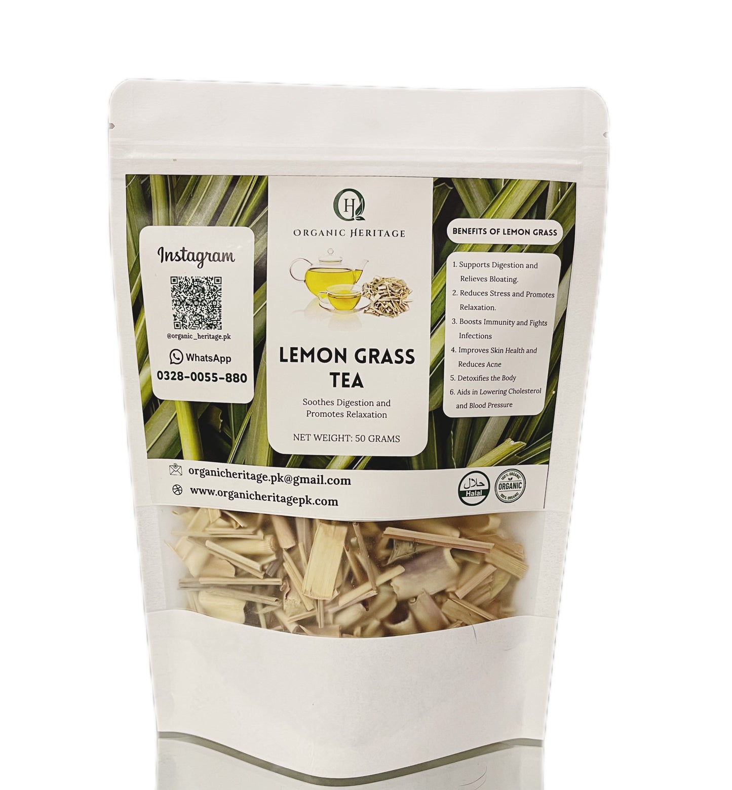 Organic Heritage Lemongrass Tea